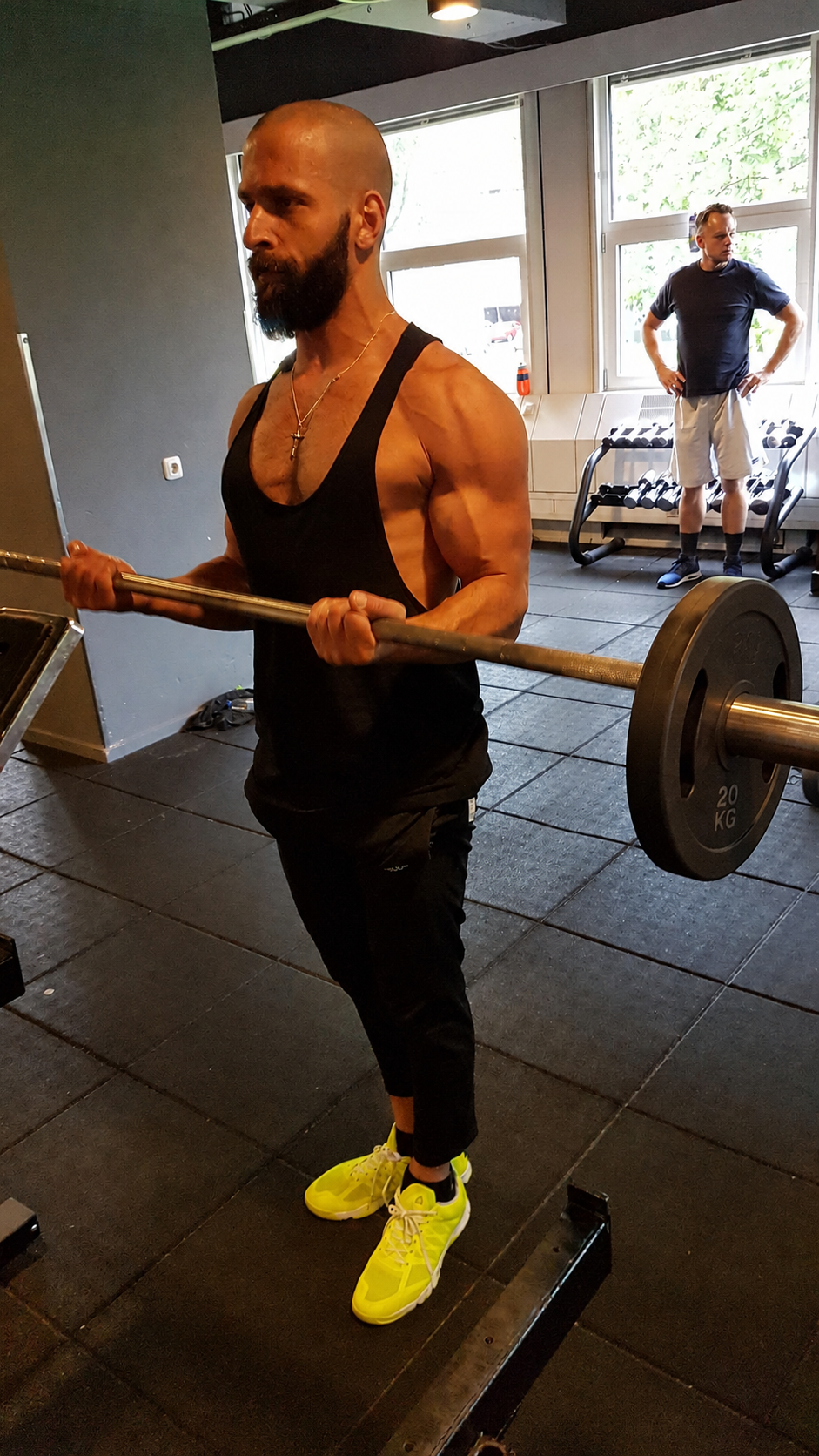 Masis tijdens krachttraining